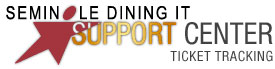 Seminole Dining :: Support Ticket System